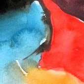 ohne titel, 2023, aquarell auf papier, 24x32 cm, copyright vg bildkunst + axel hptner